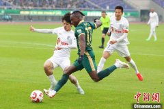 中超：浙江绿城首战憾平“升班马”大连英博海